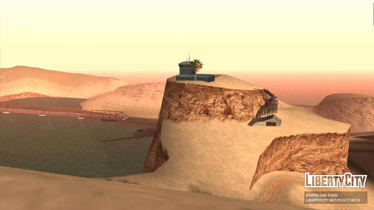 Meteoriteneinschläge in den Wüstenbergen / GTA San Andreas