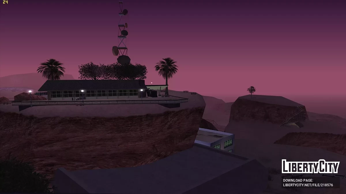 Meteoriteneinschläge in den Wüstenbergen / GTA San Andreas