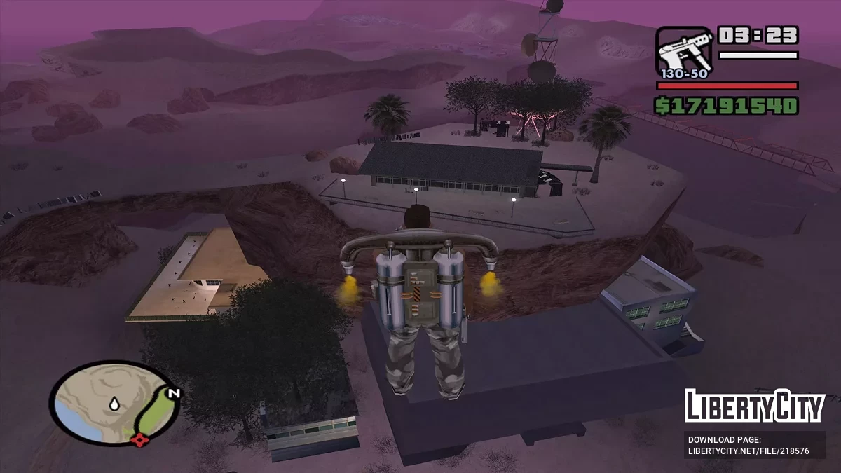 Meteoriteneinschläge in den Wüstenbergen / GTA San Andreas