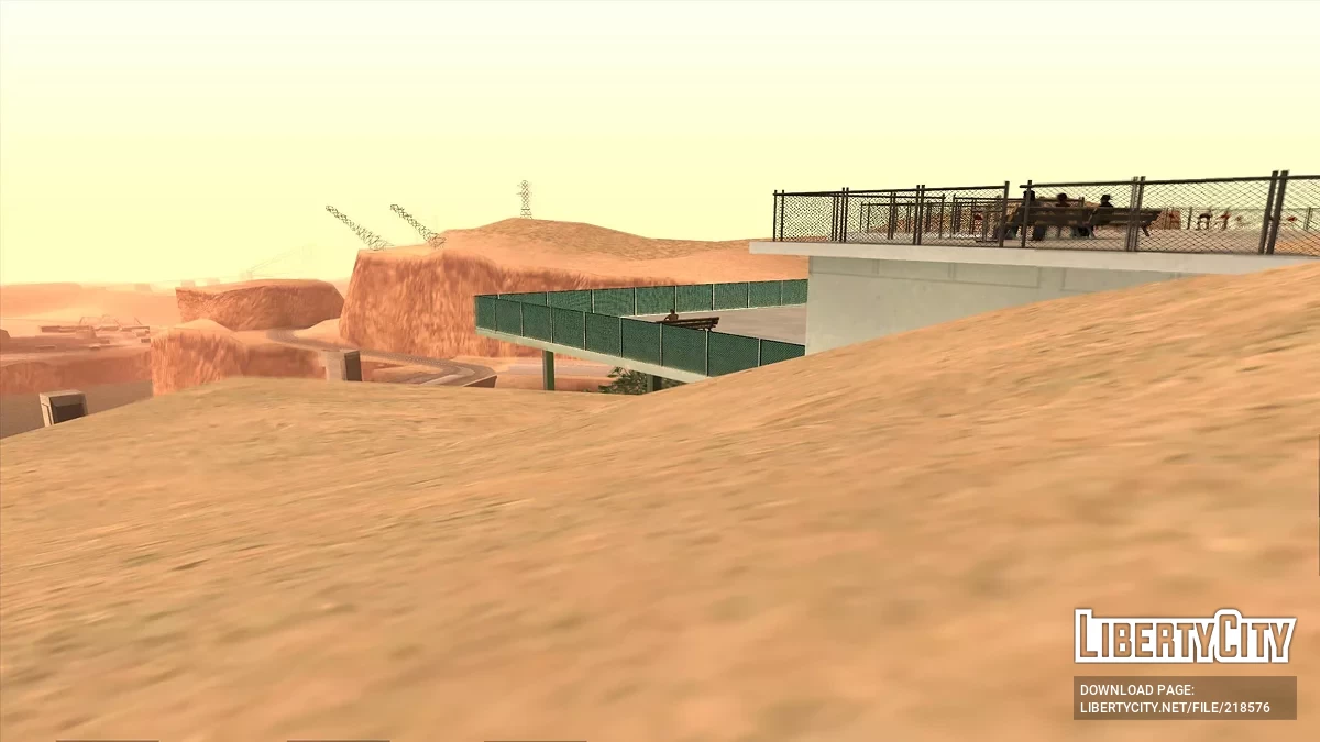 Meteoriteneinschläge in den Wüstenbergen / GTA San Andreas