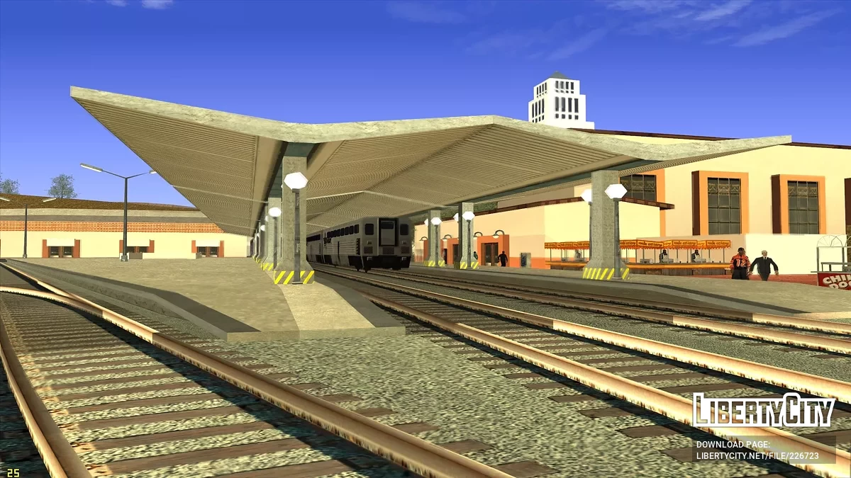 Updated Los Santos Train Station / GTA San Andreas