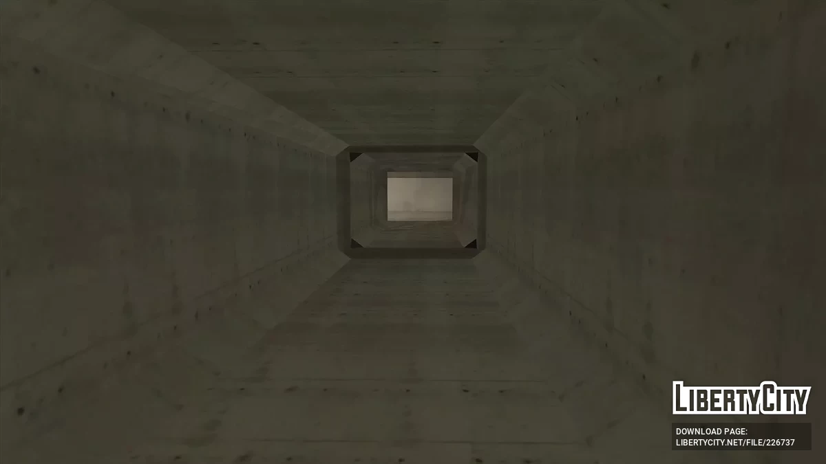 Hotel di Sepanjang Jalan Distrik Red dengan Bunker / GTA San Andreas