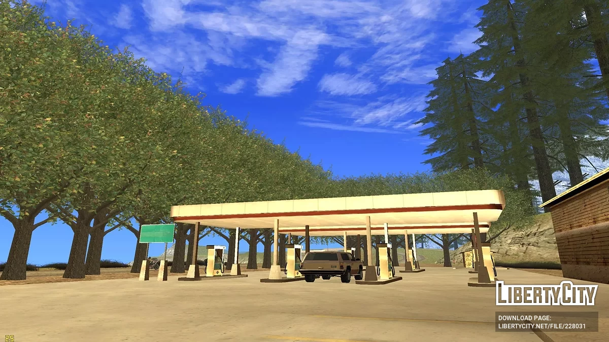 Landhotel mit Tankstelle / GTA San Andreas