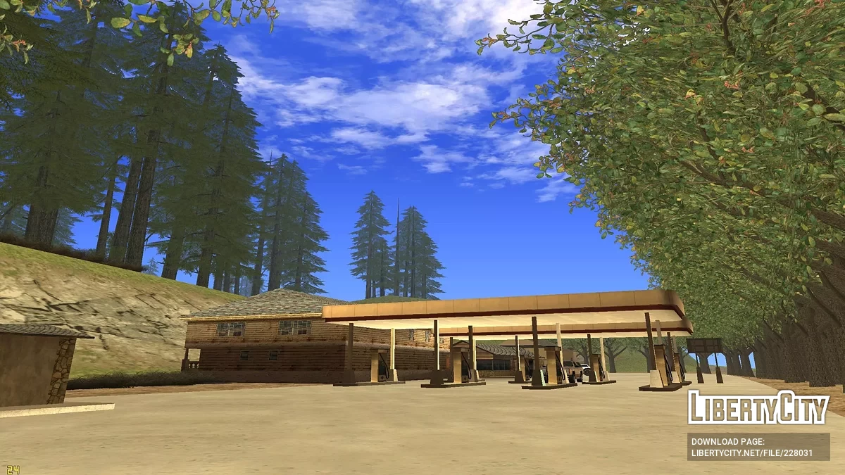 Landhotel mit Tankstelle / GTA San Andreas
