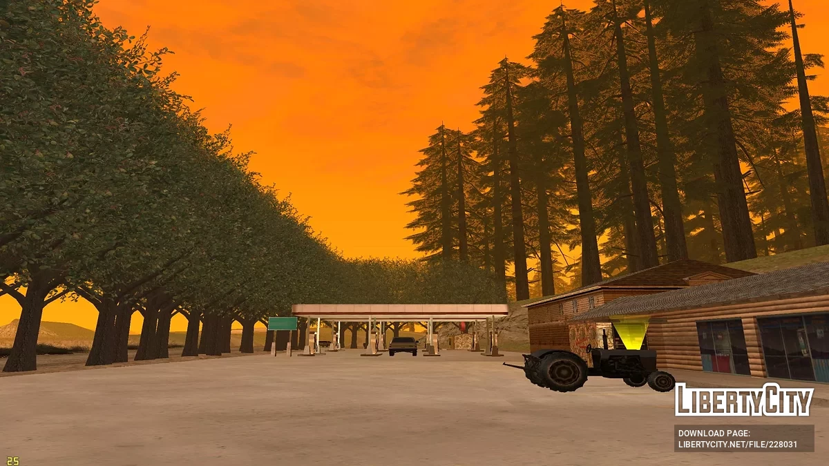 Landhotel mit Tankstelle / GTA San Andreas