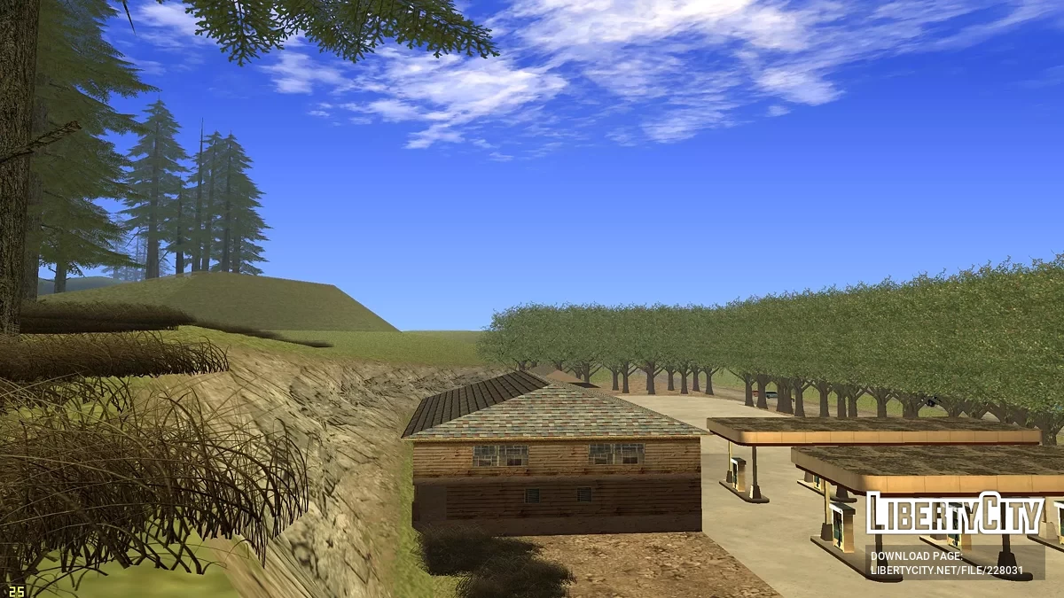 Landhotel mit Tankstelle / GTA San Andreas