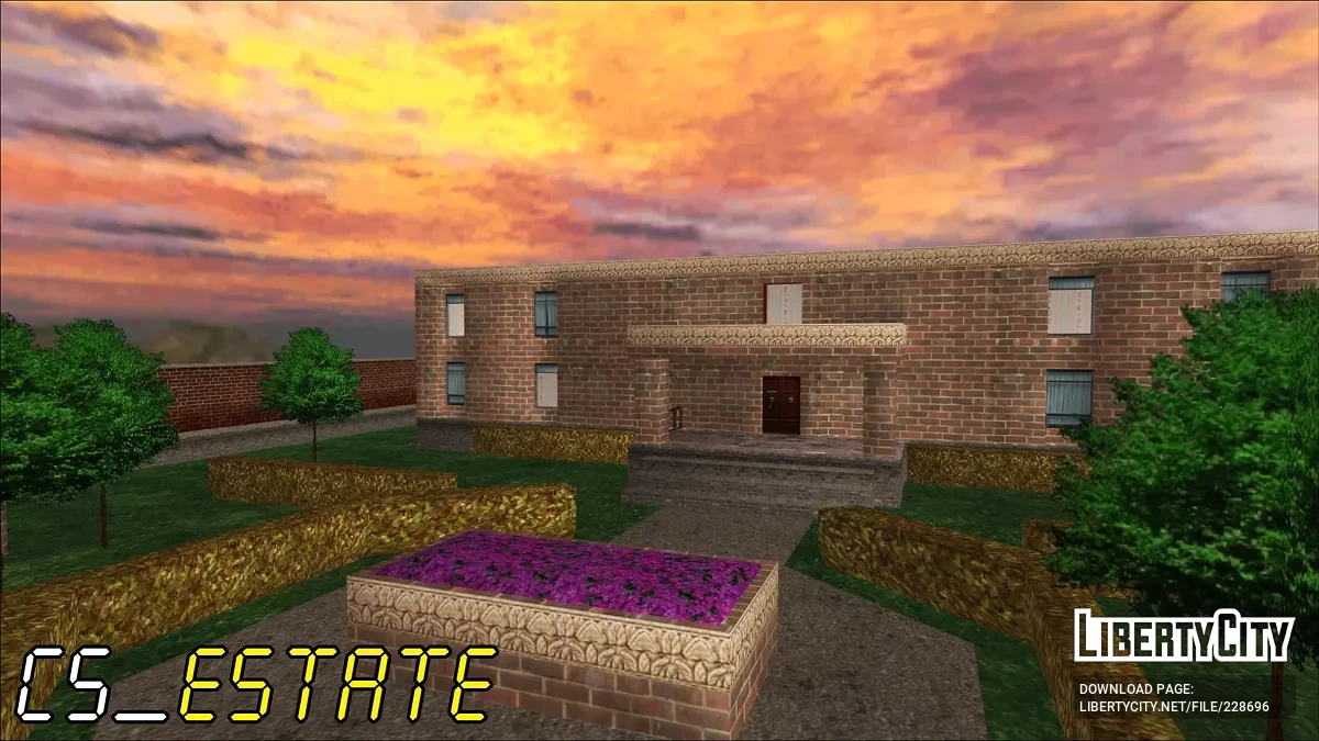 cs_estate from Counter-Strike 1.6 / GTA San Andreas