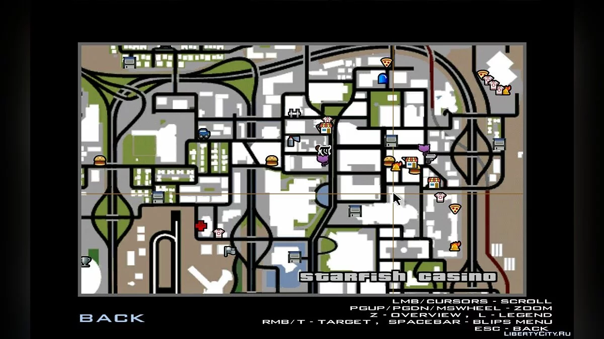 Mehr Symbole auf der Karte! - Mehr Icons im Radar v0.7 / GTA San Andreas