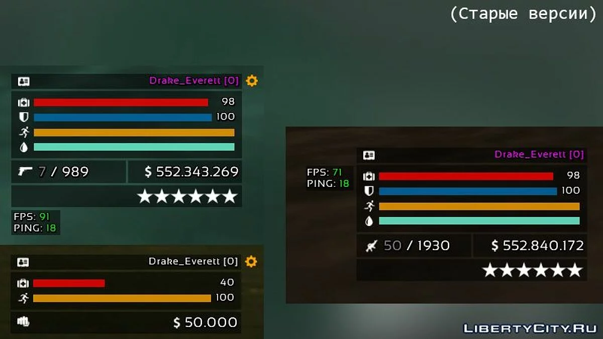 MessaHUD v1.2c [нове оновлення] - Налаштовуваний HUD для SAMP / GTA San Andreas