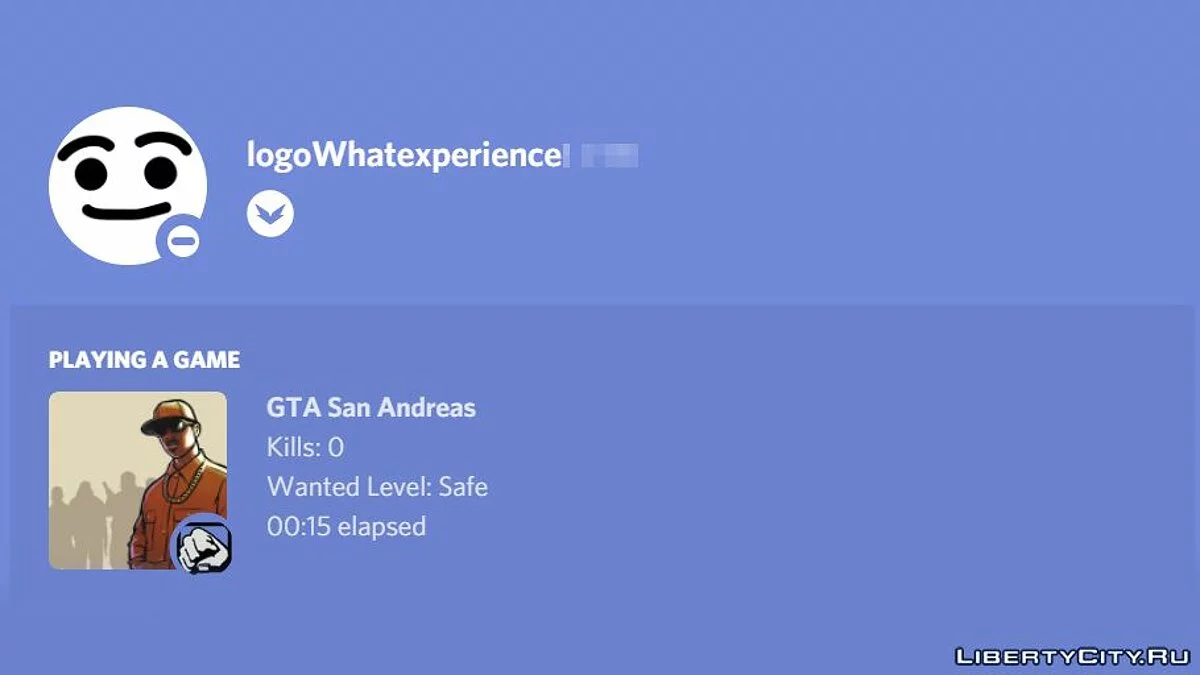 Discord Rich Presence - Відображення інформації про гру / GTA San Andreas