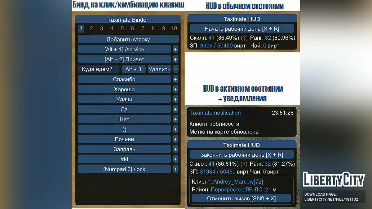 [Samp-RP] Taximate / GTA San Andreas