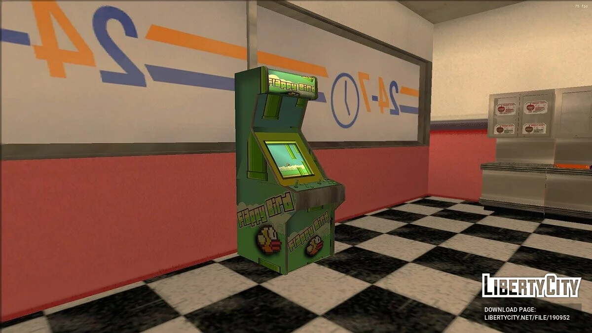 Flappy Bird en Máquinas de Arcade / GTA San Andreas