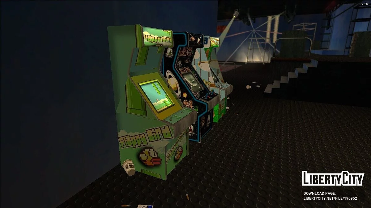 Flappy Bird en Máquinas de Arcade / GTA San Andreas