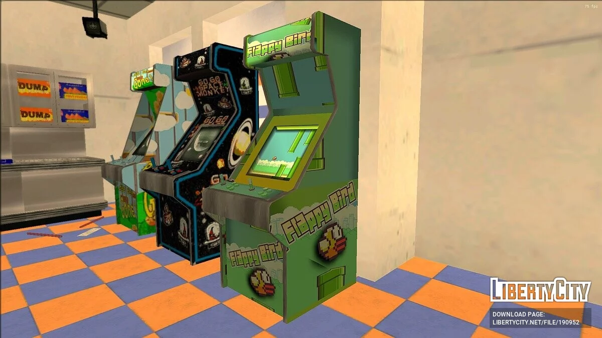 Flappy Bird en Máquinas de Arcade / GTA San Andreas