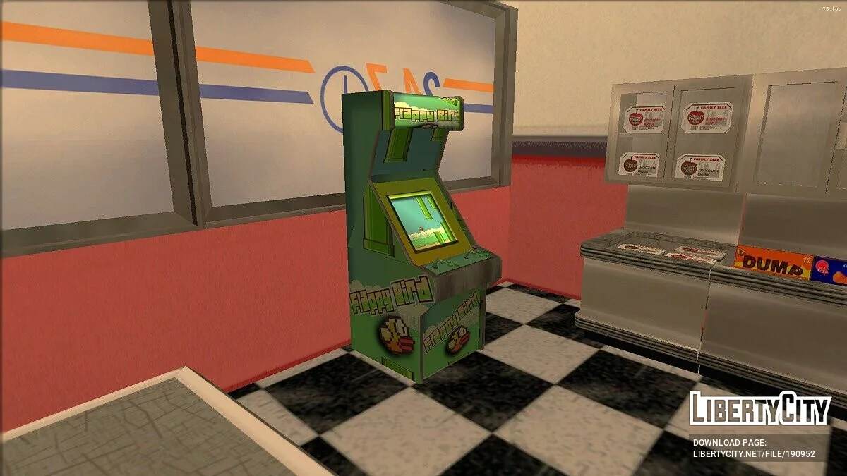 Flappy Bird en Máquinas de Arcade / GTA San Andreas