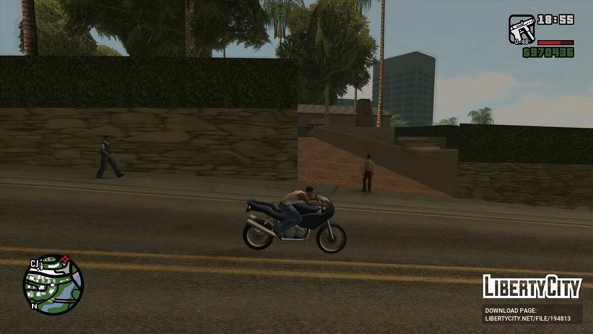 Automatic Run and Accelerate - Walk, Bike and Motorcycle / GTA San Andreas