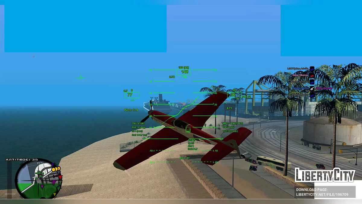 Avionics - script d'aviation / GTA San Andreas