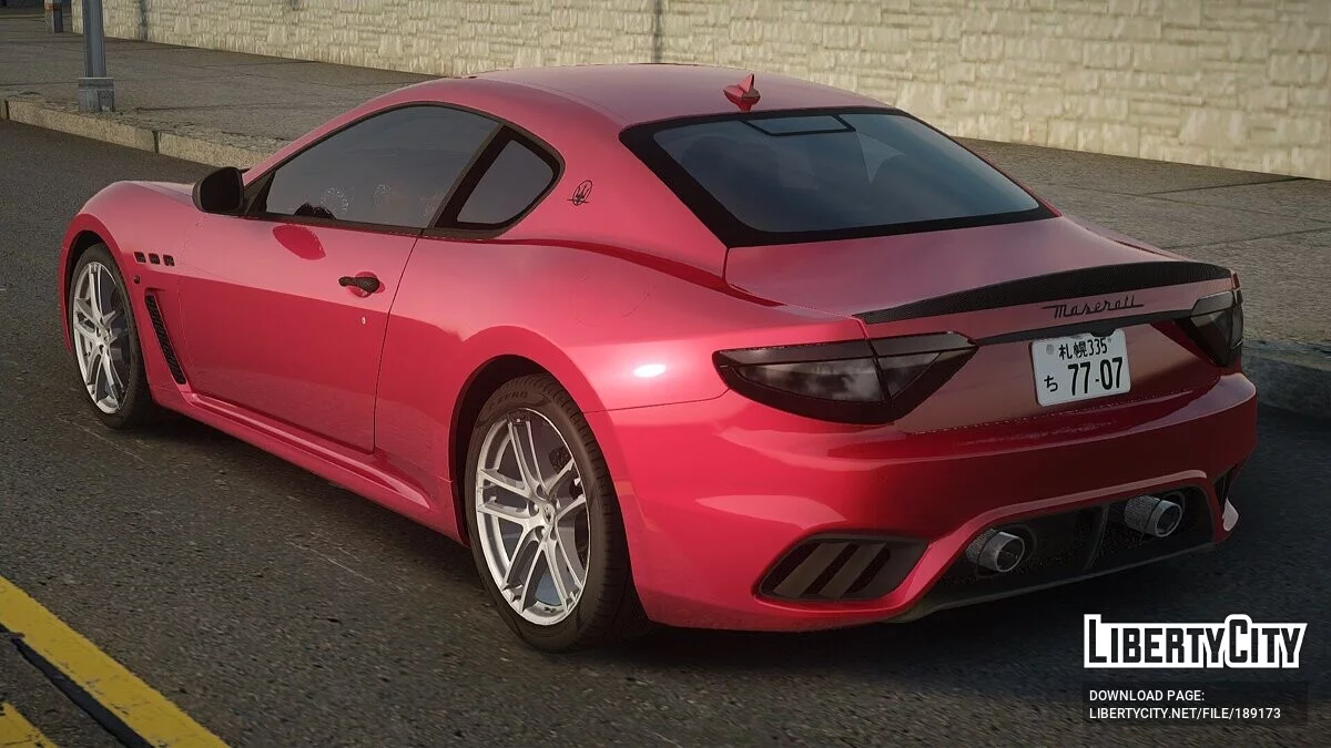 Maserati GranTurismo MC Stradale 2018 / GTA San Andreas