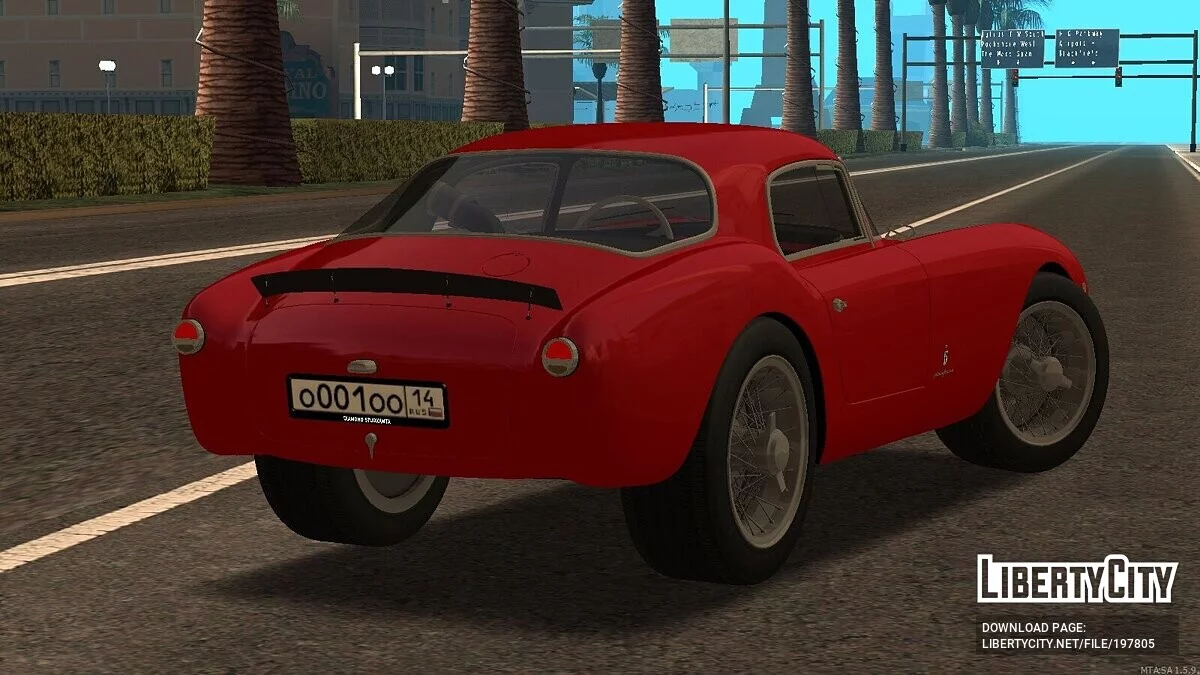 Maserati A6GCS 53 Pininfarina Berlinetta 1953 + CCD / GTA San Andreas