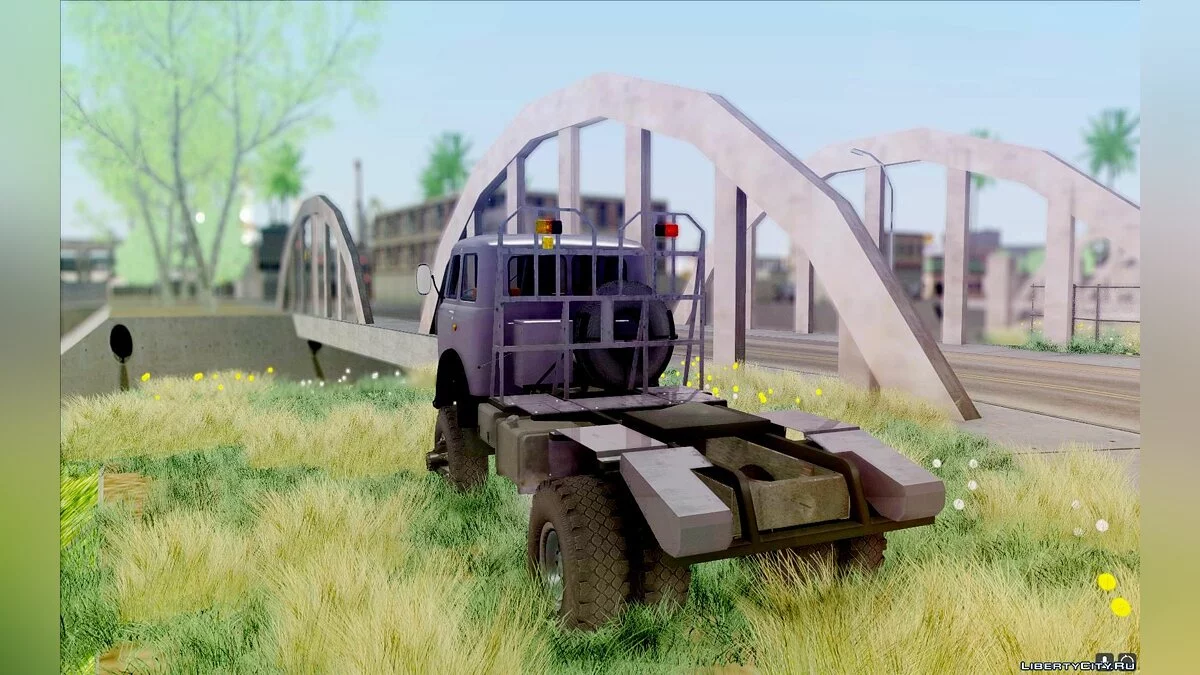 MAZ 509A Timber Truck / GTA San Andreas