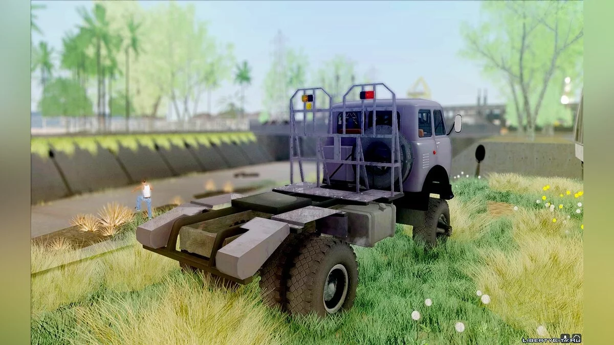 MAZ 509A Timber Truck / GTA San Andreas