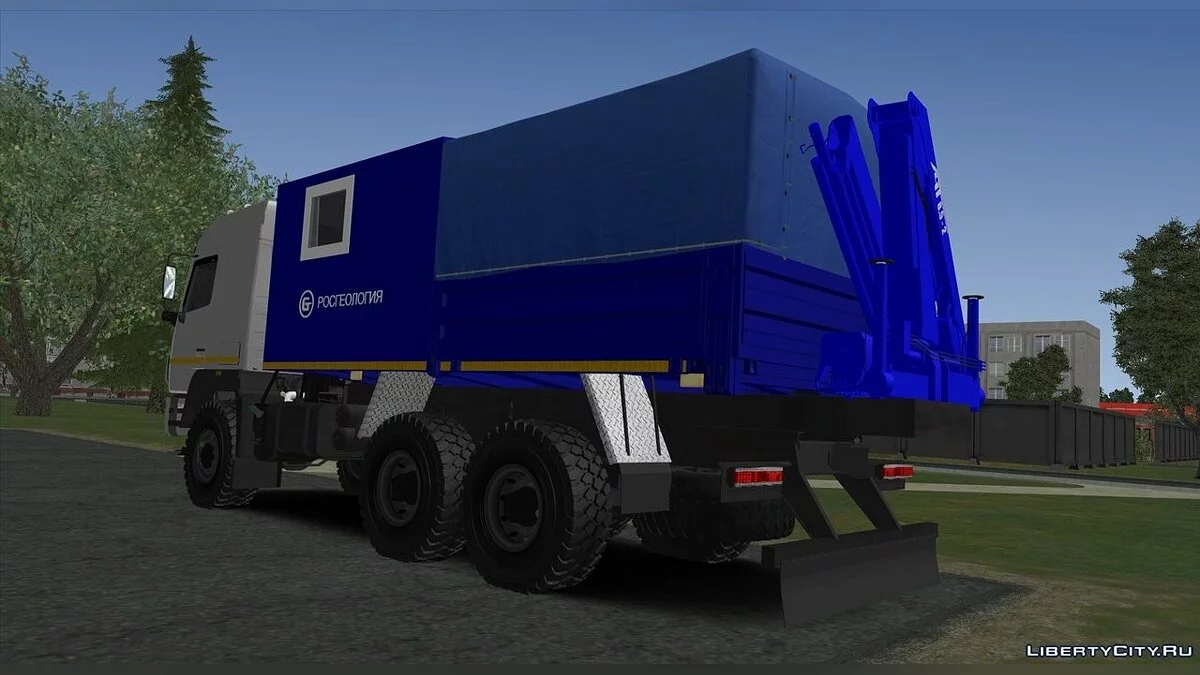Maz 6502 with ANТ 8.5-2 Crane / GTA San Andreas