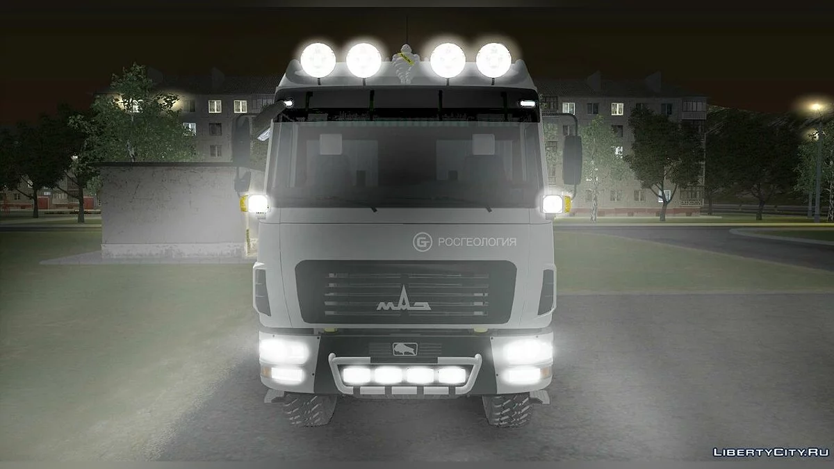 Maz 6502 with ANТ 8.5-2 Crane / GTA San Andreas