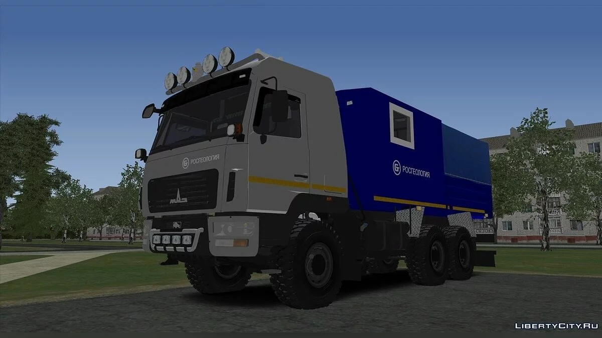 Maz 6502 with ANТ 8.5-2 Crane / GTA San Andreas