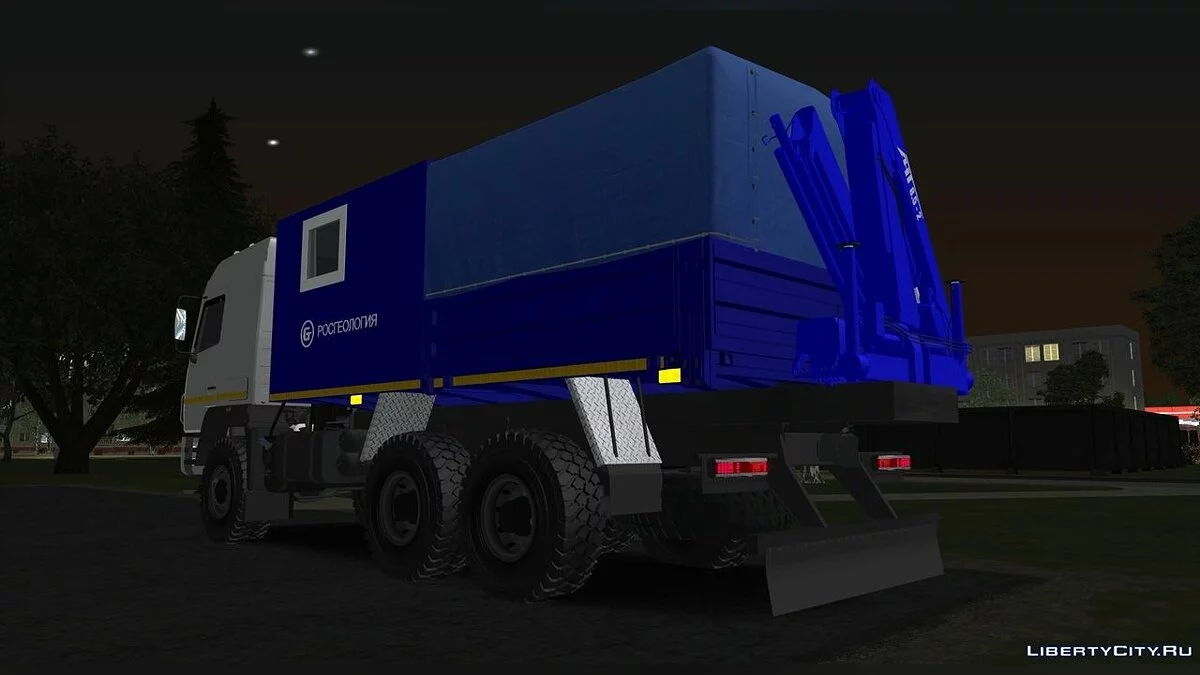 Maz 6502 with ANТ 8.5-2 Crane / GTA San Andreas