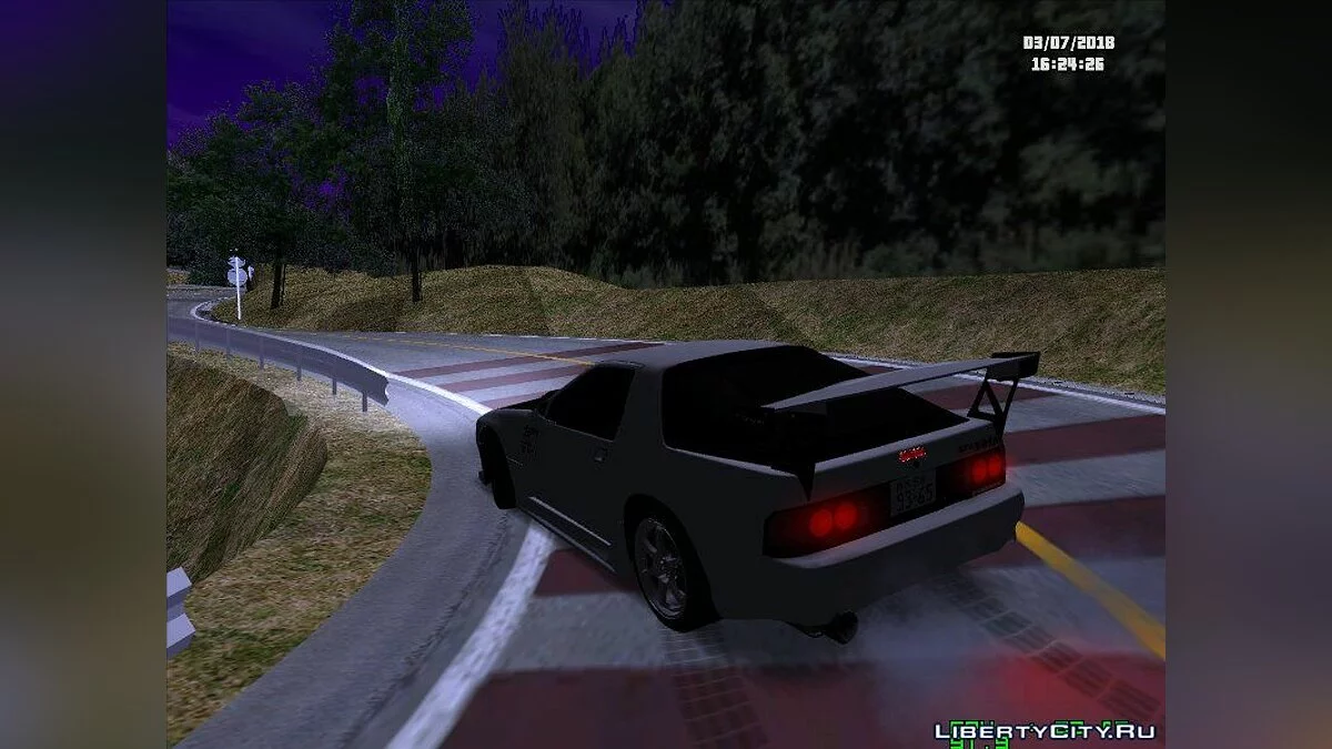 Mazda RX7 FC3S Re-Amemiya v1 Diedit / GTA San Andreas