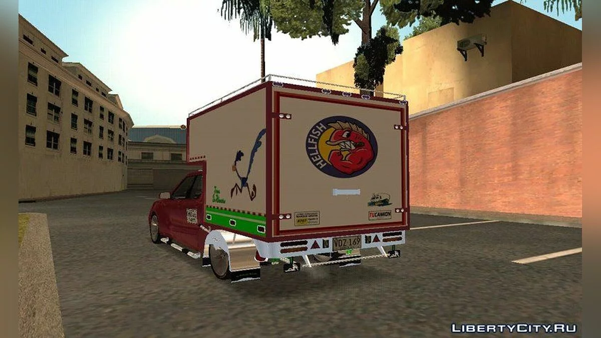 Mazda BT 50 With Van / GTA San Andreas