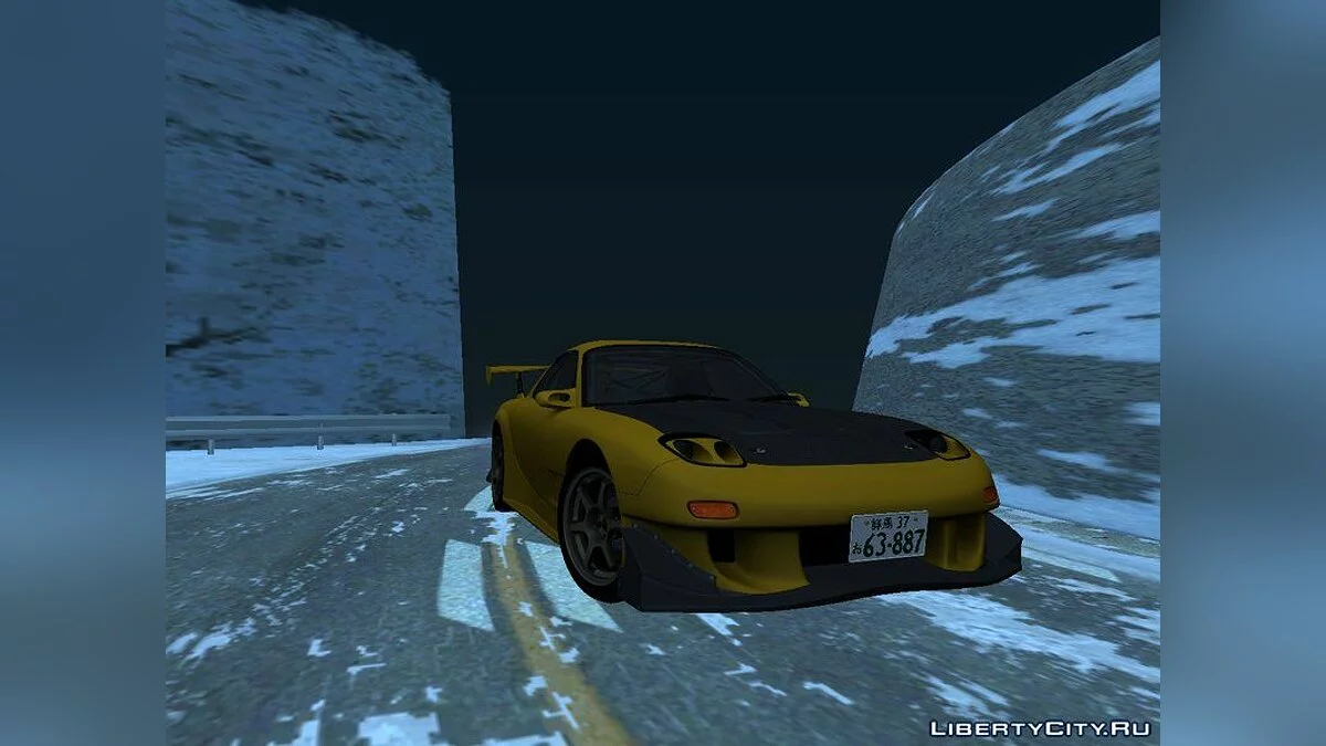 Initial D Quinta Temporada Mazda RX-7 Efini FD3s / GTA San Andreas