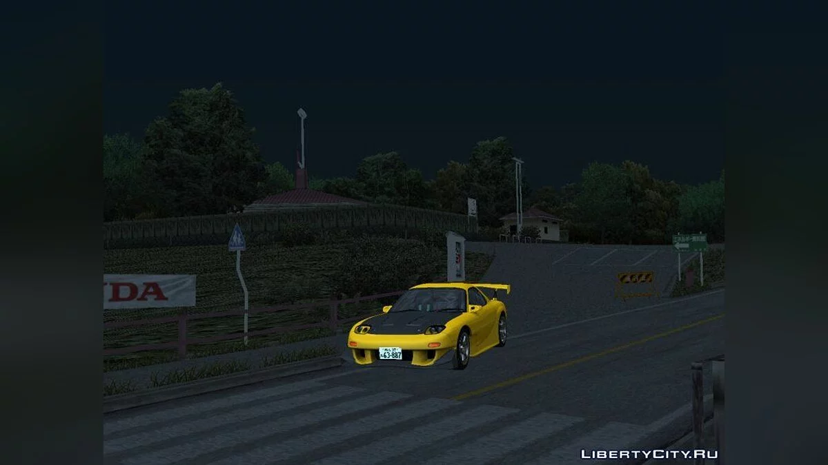 Initial D Quinta Temporada Mazda RX-7 Efini FD3s / GTA San Andreas
