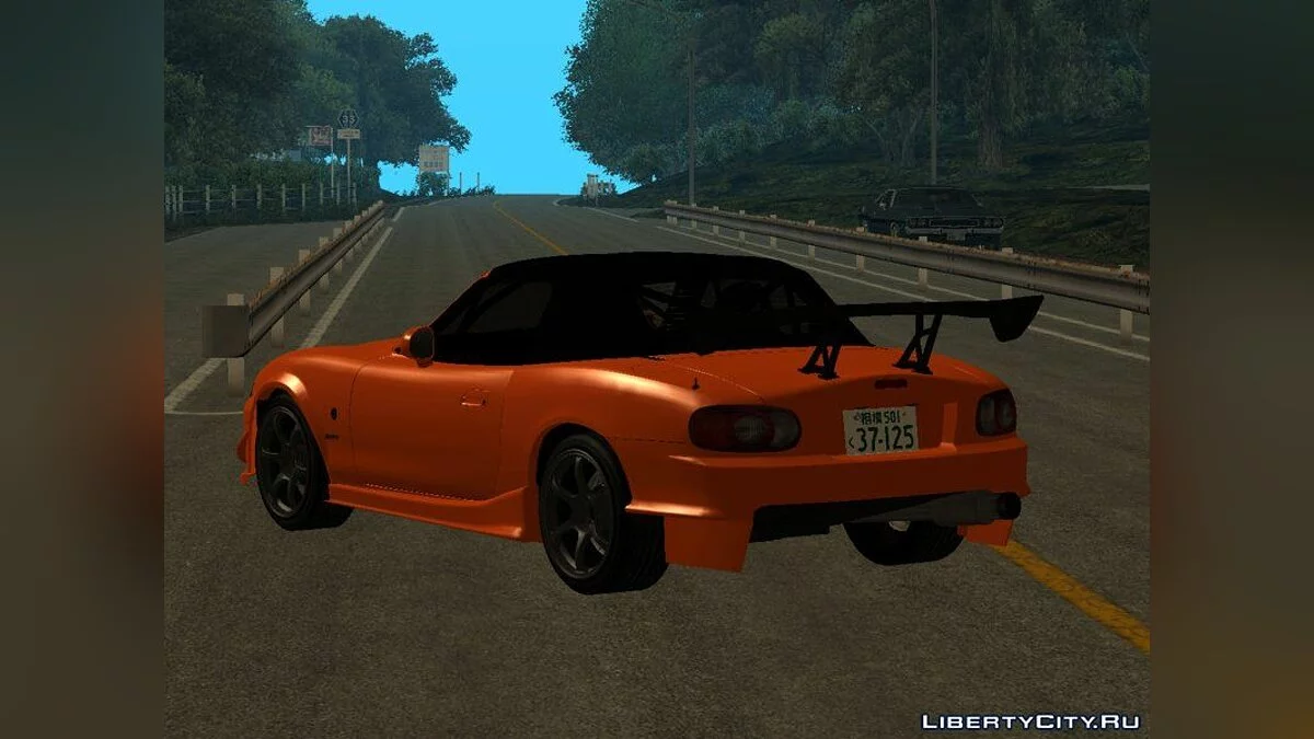 Перший етап D п'ята стадія Омія Сатоші Мазда Міата MX-5 NB8c / GTA San Andreas