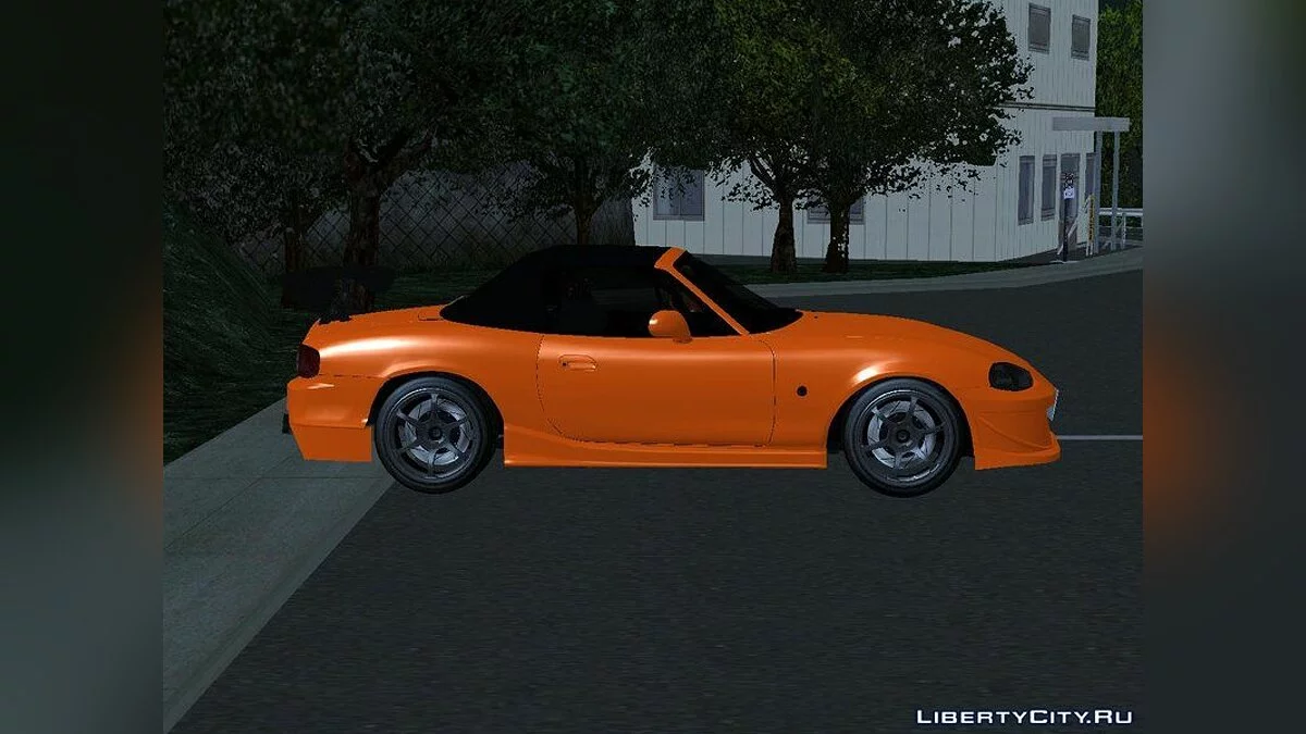 Перший етап D п'ята стадія Омія Сатоші Мазда Міата MX-5 NB8c / GTA San Andreas