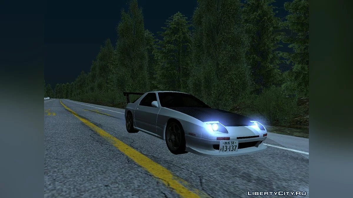 Initial D Quinta Temporada Ryosuke Mazda RX-7 FC3s / GTA San Andreas