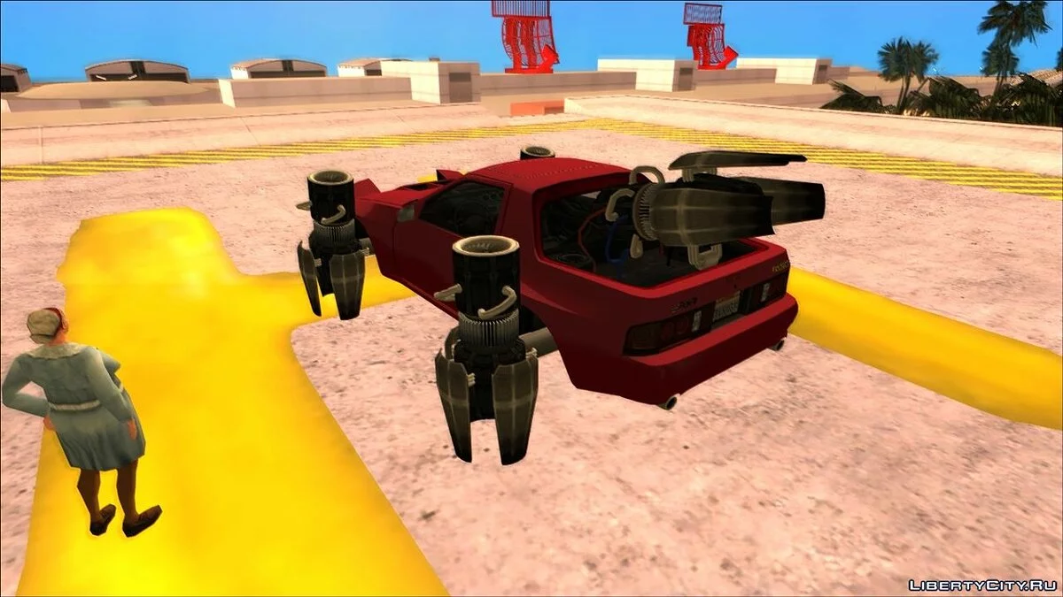 Mazda RX-7 FC3S dengan hover / GTA San Andreas