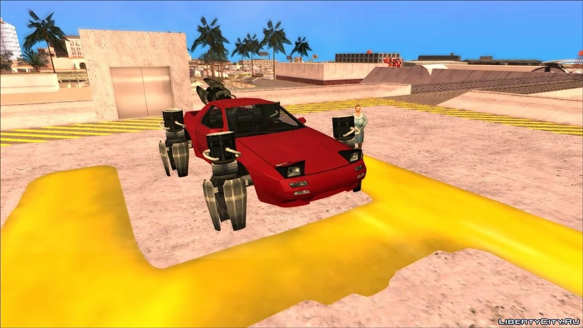 Mazda RX-7 FC3S dengan hover / GTA San Andreas
