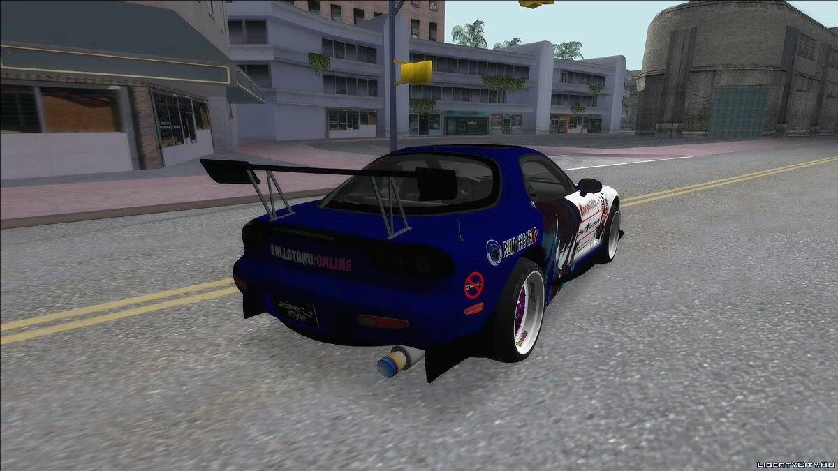 Mazda RX-7 Black Rock Shooter Itasha / GTA San Andreas