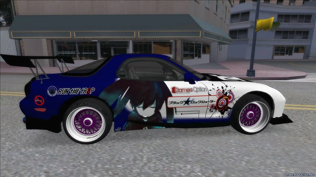 Mazda RX-7 Black Rock Shooter Itasha / GTA San Andreas