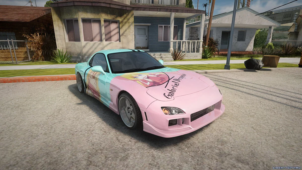 Mazda RX-7 Габріель Білий Тенма / GTA San Andreas