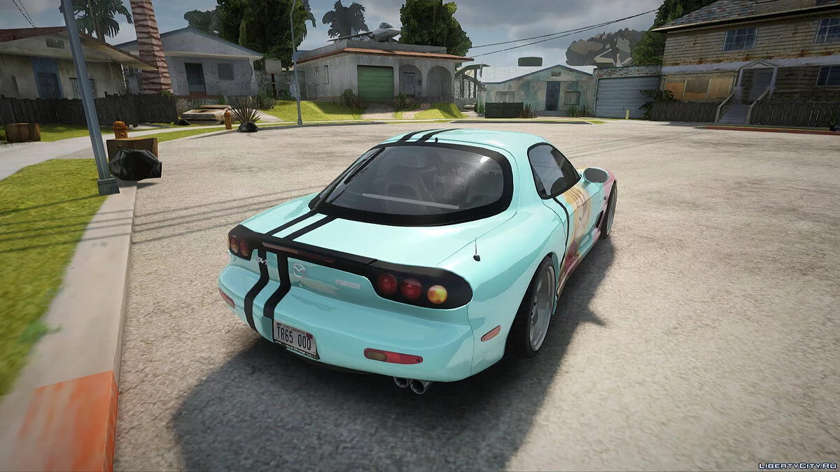 Mazda RX-7 Габріель Білий Тенма / GTA San Andreas