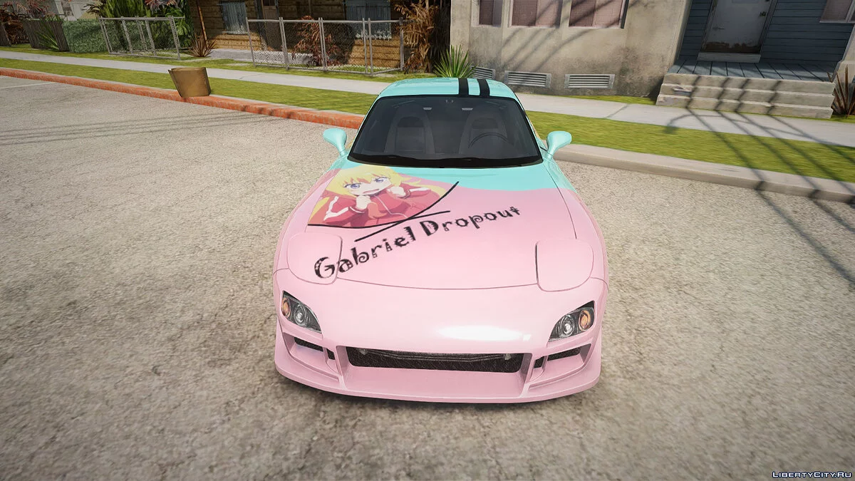 Mazda RX-7 Габріель Білий Тенма / GTA San Andreas