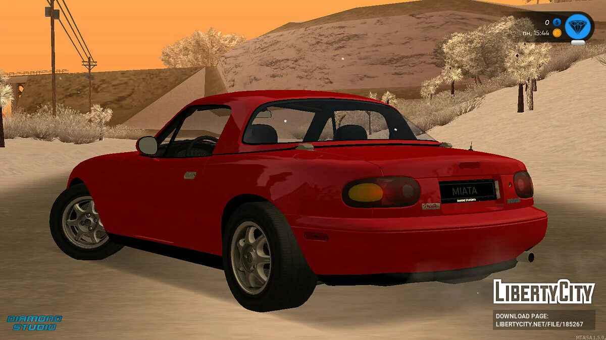Mazda Miata MX-5 1989 + CCD / جي تي إيه سان أندرياس