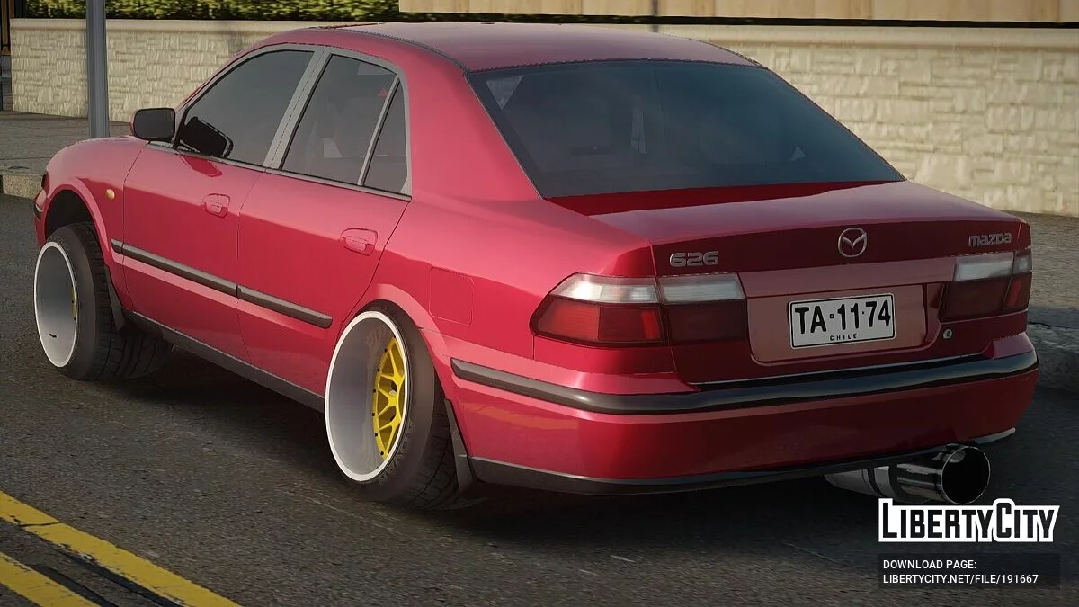 Mazda 626 Hellaflush / GTA San Andreas