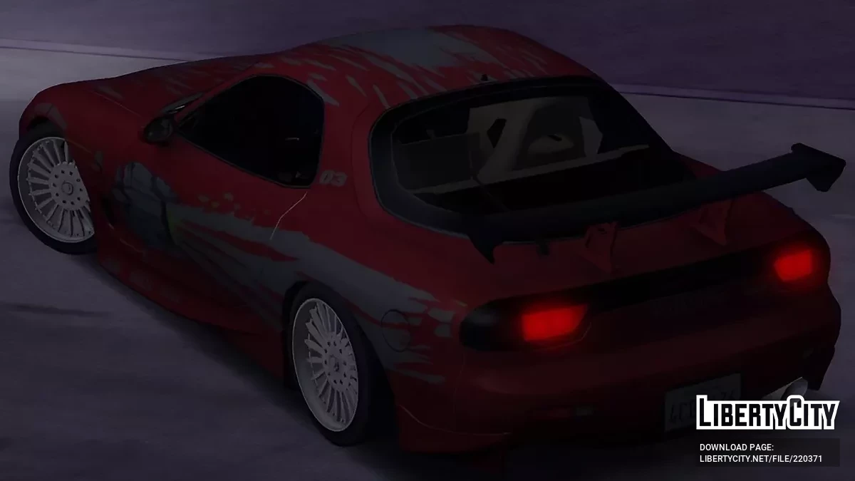 Mazda RX-7 Efini '93 Veilside Bodykit. Dominic Toretto Vinyl / GTA San Andreas