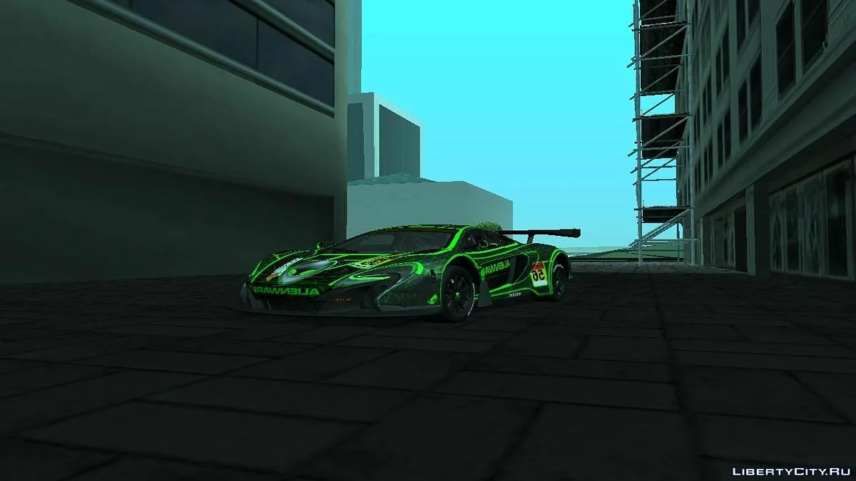 McLaren 650S GT3 Alien PJ / GTA San Andreas