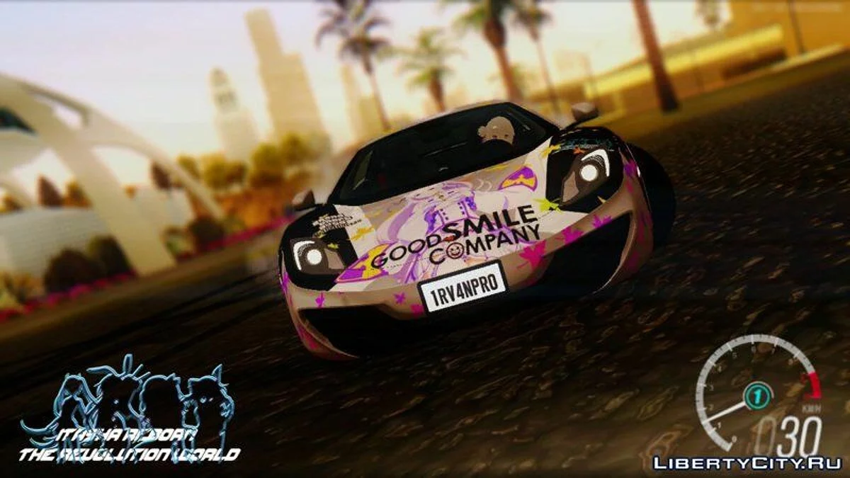 McLaren MP4 12C 2012 Re:Zero Kara Hajimeru Isekai Seikatsu Emilia Edition / GTA San Andreas