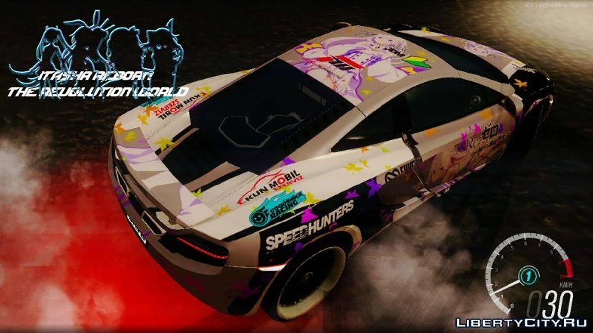 McLaren MP4 12C 2012 Re:Zero Kara Hajimeru Isekai Seikatsu Emilia Edition / GTA San Andreas
