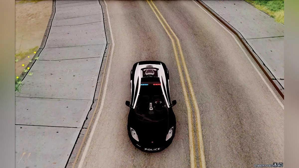 Carro de Polícia McLaren MP4-12C / GTA San Andreas